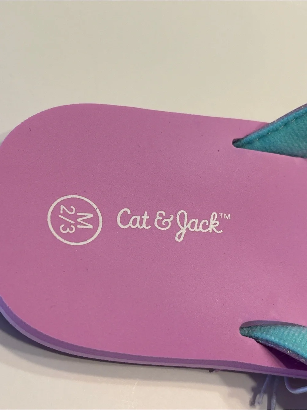 Cat & Jack Girl's Jami Pink Flip Flops
